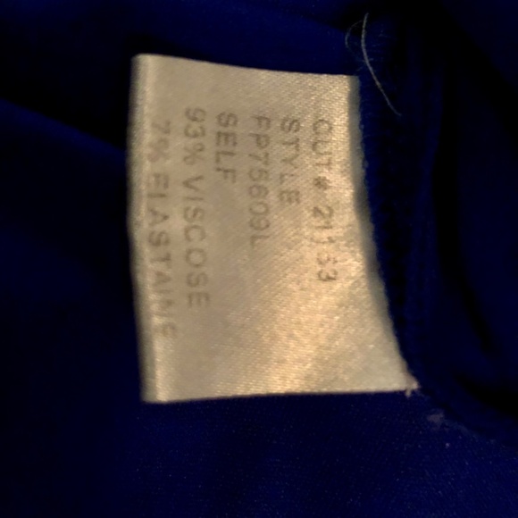 Tadashi Sapphire Blue Gown, Large - Picture 6 of 6